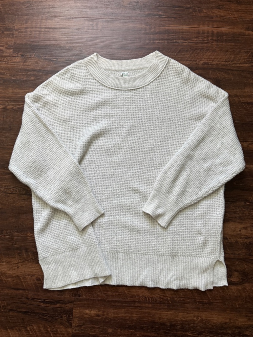 aerie Cream Soft Waffle Sweater